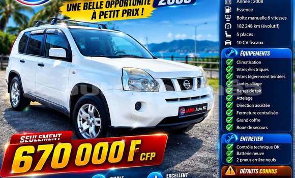 Acheter Occasion Voiture Nissan Xtrail Blanc à Noumea, Sud