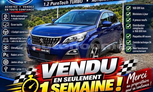 Acheter Occasion Voiture Peugeot 3008 Bleu à Noumea, Sud